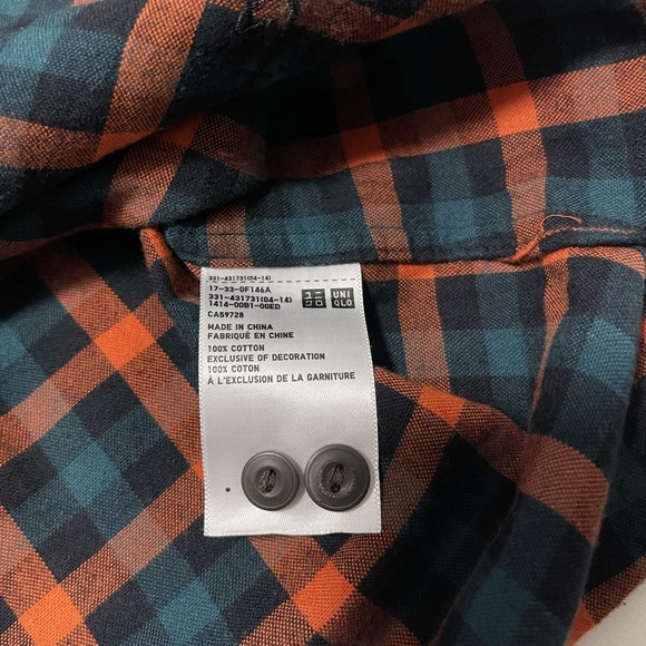✨Host Pick✨Uniqlo x JW Anderson Flannel Plaid Shirt - Picture 9 of 10